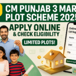 CM Punjab 3 Marla Plot Scheme 2025