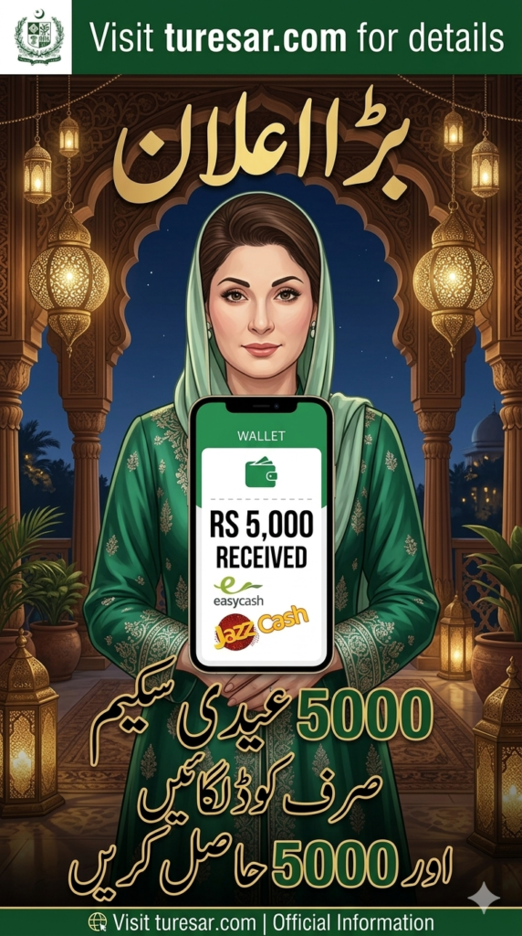 Maryam Nawaz 5000 Eidi Scheme 2026