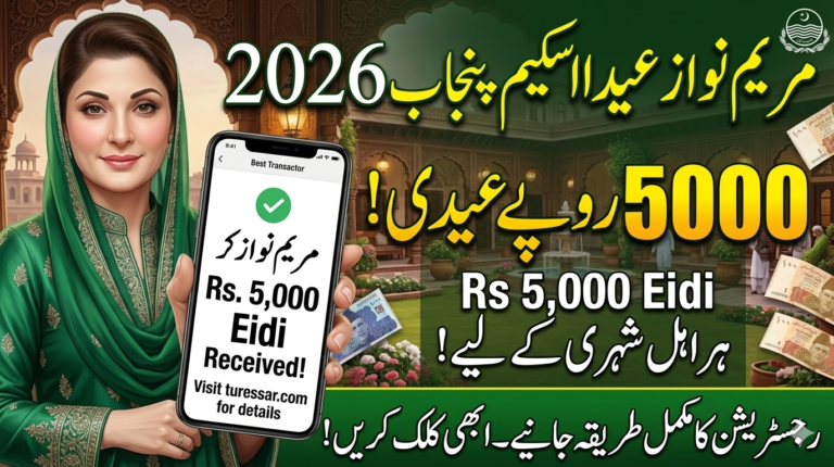 Maryam Nawaz 5000 Eidi Scheme 2026 – Online Registration & Eligibility Guide
